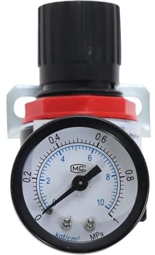 1pc AR2000 1/4 tum BSPT gänga pneumatisk luftkompressor tryckreduceringsventil 4 mm 6 mm 8 mm 10 mm 12 mm anslutningsbeslag(AR2000w BT 8mm)