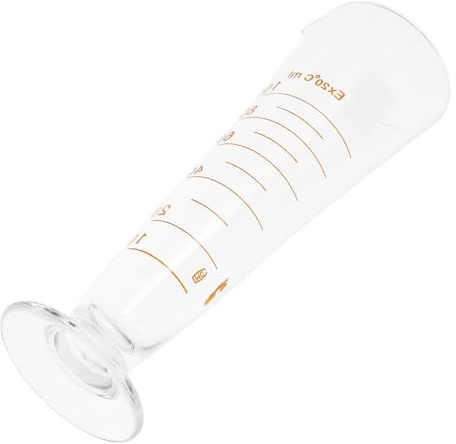 Healvian Vaso Medidor de Vidrio 100 Ml Escala Precisa, Resistente a Altas Temperaturas, Cristalería de Laboratorio para Medición Química y Proyectos Científicos