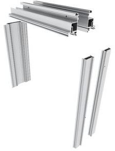 Knauf Pocket Kit Spachtellaibung für Glastürblatt Standard FWD 125 mm (CW 75 mm)
