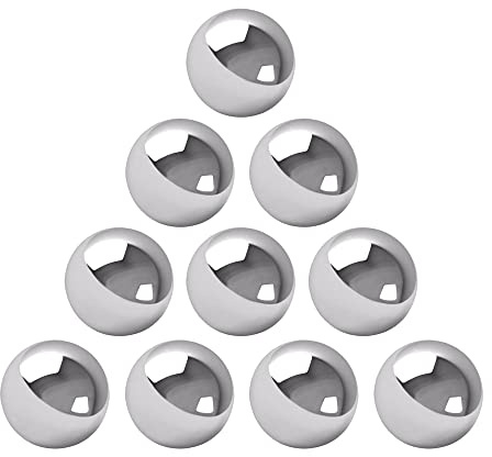 Four Brothers 1/2 Inch (0.5) Replacement Chromium Steel Balls for Spacerail Game (Pack of 10)