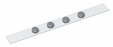 Magnetleiste weiß 100 x 5cm, Ferroleiste selbstklebend, Magnetband, Wandleiste