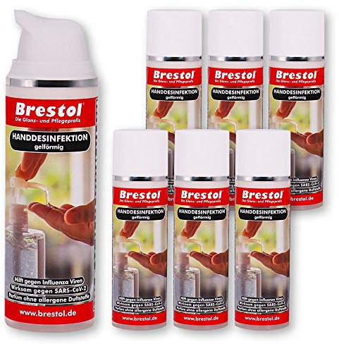 HANDDESINFEKTION Gel 7x 50 ml Spenderflasche Desinfektionsmittel für Hand Haut Hände Desinfektion Desinfektionsgel Geldesinfektion gelförmig