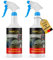 ABACUS® Imperméabilisant pour capote de cabriolet, imperméabilisant pour toit de cabriolet, imperméabilisant pour toit en tissu, spray de protection pour cabriolet, 2 x 750 ml (7724.2)