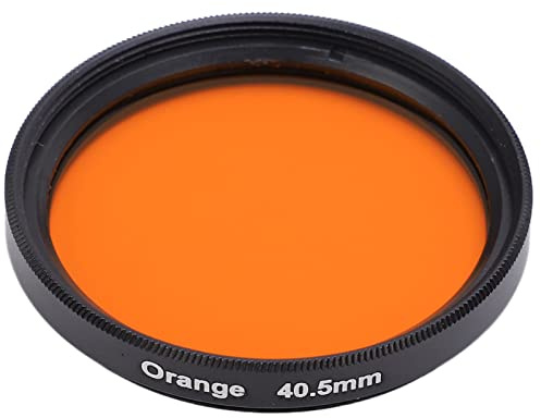 Juego de Filtros de Lente a Todo Color, Kit de Filtros de Color de Cámara SLR de 40,5 Mm, Filtros Impermeables a Prueba de Aceite Naranja, Púrpura, Amarillo, Verde Y Azul con Estuche de(naranja)