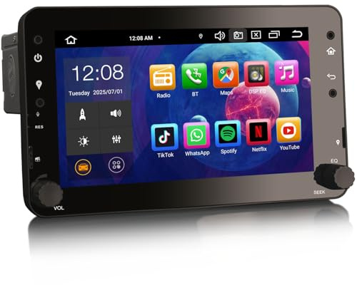 Android 14 Autoradio Navi für Alfa Romeo Brera Spider 159 Sportwagon Unterstützt GPS Wireless Carplay Android Auto Bluetooth 5.0 WiFi Canbus FM AM Radio 4G DAB+ TPMS 8 Core 64GB ROM