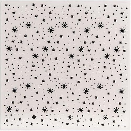 Aeromdale Schneeflocken-Prägeschablonen aus Kunststoff, für Kartenherstellung, DIY, Scrapbooking, Album, Dekoration