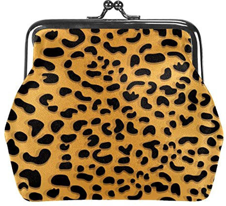 Bunte Tier Leopard Print Geldbörse Mini Geldbörsen Vintage Beutel Taschen für Geschenk, Mehrfarbig 05, Einheitsgröße, Taschen-Organizer