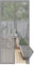 Sekey Mosquitera Magnética Poliéster Reforzado Resistente a Garras de Gato 90x210cm - Anti-Insectos Adhesiva para Balcón, Terraza, Sótano, Gris