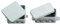 Kopp 347104001 Abzweigkasten Aufputz-Feuchtraum 85x85x40 mm, weiß & Abzweigdose, 86 x 44 x 40mm, ohne Klemmleiste, grau, 371200005