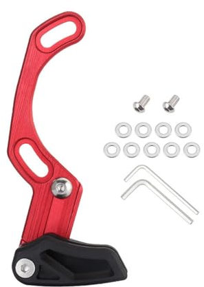 YHZNAGEM Fahrrad Kettenführung, Kettenführung MTB Downhill Metall Kettenschutz 30-40 T, 30-38 T Fahrradkettenschutz für Fahrrad Rennrad Rot