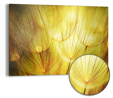 DEQORI Metall Magnettafel | 60x40 cm cm groß | Motiv Goldener Hauch | Whiteboard für alle Magnete | Magnetboard Wand-Tafel für Küche & Büro | Design Magnetwand Pinnwand magnetisch