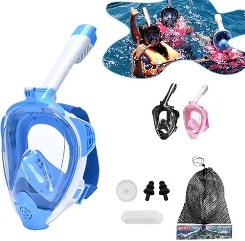 Maschera impermeabile Maschera da Immersione Sportiva Antiappannamento PerGiovani e Bambini Maschera Tuba Pieghevole Utilizzabile per Nuoto