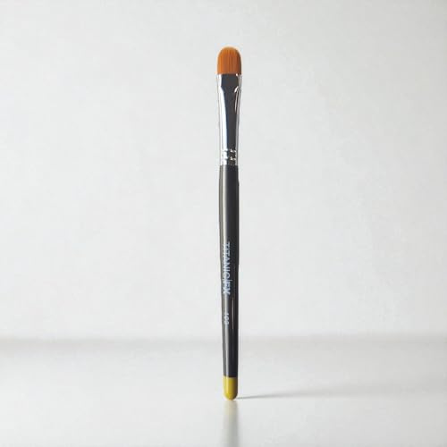 Titanic Brush - No. 103 Medium Glue Brush | Vegan Filbert Adhesive for SFX, Prosthetics & Lash Glue Application – Zero‑Shed, Solvent‑Resistant, Cruelty‑Free