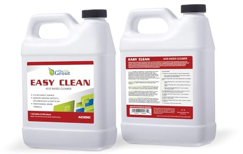 THIS OLD GROUT Easy Clean – Effective Grout & Tile Cleaner | Preps Grout for Color Sealing & Eliminates Discoloration | Gallon