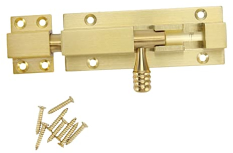 SEWACC Serratura Scorrevole in Lega di Alluminio Anti-effrazione per Porte e Finestre Chiusura Resistente e Durevole per Porte di Legno Armadi Bagni e Cancelli Protezione Sicura e