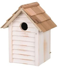 Trixie 55857 Nistkasten, 18 × 24 × 15 cm/ø 3 cm, weiß