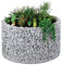 bellissa Parterre surélevé Rond en Gabion - 95569 - jardinière Ronde en Cage à Pierre - kit de Construction, Film de séparation Inclus - diamètre 146/126 cm, Hauteur 80 cm