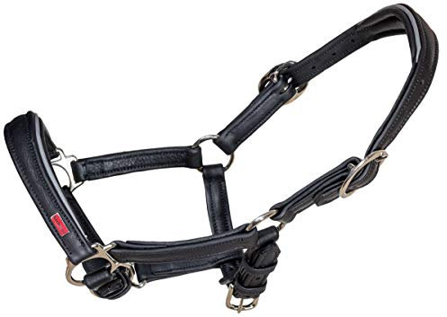 Karlslund Soft Comfort Leder Fohlenhalfter, Grau