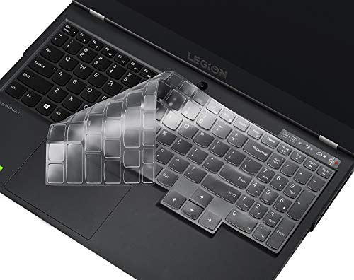 Ultradünne Tastaturabdeckung für Lenovo Legion 5 Serie 5i 15,6 und 17,3 Zoll (2020), Lenovo Legion 5p 5pi Serie, Lenovo IdeaPad Gaming 3i Gaming Laptop Tastaturschutz, TPU