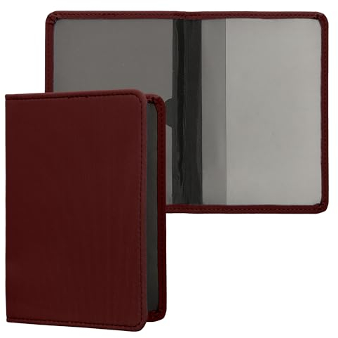 kwmobile Custodia in Neoprene per Libretto Circolazione Auto - Cover Portalibretto con Scomparti per Tessere Patente - Foderina Porta Documenti mora