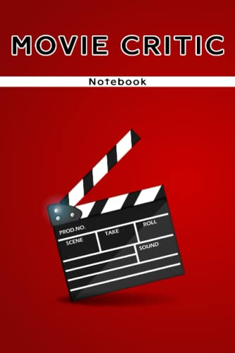 Movie Critic Notebook: personal film review log book for movie critics