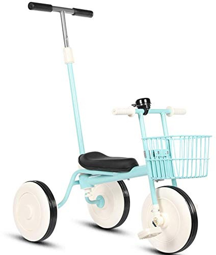 Trike Kids Bicycle Children's Car, 1-5 Year Old Boy/Girl Trolley Safety Portable Bikes Cycling Ride 3 Wheel Stroller (Color : C)
