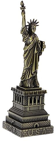 EXCEART Bronze Metallornament Statue Freiheitsstatue Dekoration Amerikanische Souvenirs Metall Statue