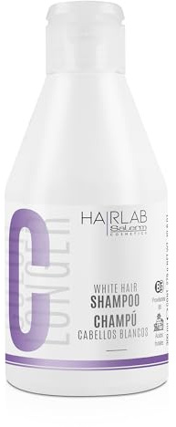 SALERM - Champú Cabello Blanco y Decolorado - Champú Cabellos Blancos Hair Lab - 300 ml - Elimina las Tonalidades Amarillas - Aporta Luminosidad a las Canas y Cabellos Rubios - Sin Parabenos