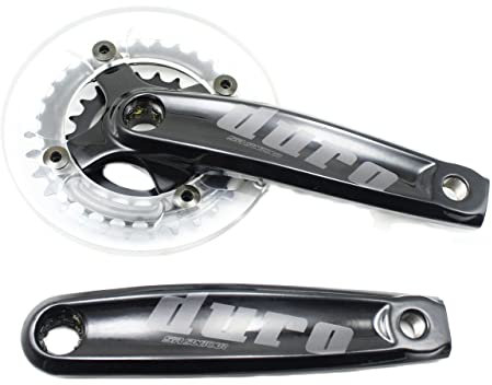 QmeNa Kurbelgarnitur 22-3. 2T MTB. Fahrrad Kurbel Set Downhill Fahrrad 170mm Mountainbike Teile Zubehör Crankset