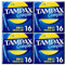 MM Tampax Compak Tampons Regular 16 x 4 Packs (64 Total) | Compact, Discreet & Reliable Protection | Leak Guard & Easy Applicator