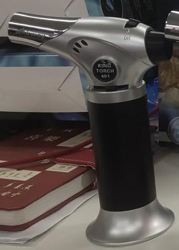 Soplete de cocina Recargable, Ankway soplete gas butano profesional antorcha de cocina, soplete cocina butano para cocinar alimentos y creme brulée, Perfecto para panadería y BBQ-butano no incluido