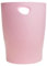 Exacompta - Ref. 45371D – Cesta de papel con asas ECOBIN Autentik – Gran capacidad 15 litros – Dimensiones 26,3 x 26,3 x 33,5 cm – para oficina o hogar – Rose Candy