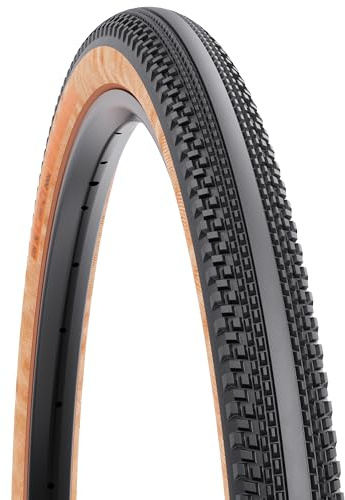 WTB Vulpine S Gravel Bike Tire (700 x 45) Tubeless Folding - Racing Tire w/Slick Centerline - SG Puncture Protection (Tan)
