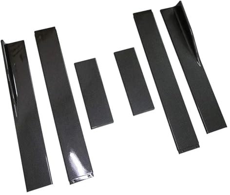 Auto Seitenschweller Für F10 F11 Für 5 Series Für 535i 528i Für M Für Sport 2011-2016 86,6“ Seitenschweller Universal Body Kit Autozubehör Auto Seite Rock(Carbon Fiber Look)