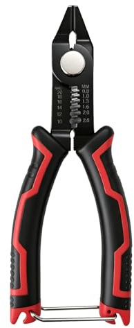 Coupe-fil Pince Coupante Latérale Combinée 3 en 1 Pince Multifonction Pour Fils 10-20 Awg, Ressort Invisible, Poignée Antidérapante Pour Réparation Électrique Et Électroménager