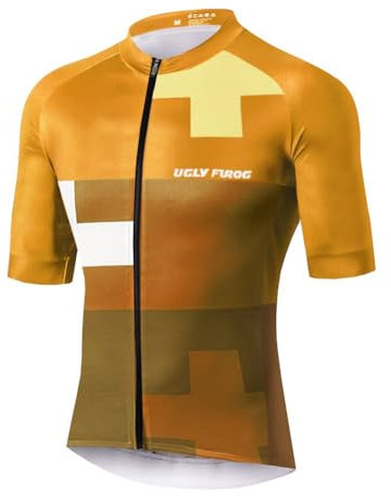 UGLY FROG Stoff-Upgrade – Milchfaser Bike Wear MTB Rennrad Radsport Bekleidung Herren Radfahren Jersey Männer Mountainbike Trikot Full Zip Fahrrad Shirt Laufende Top Road MTB Kleidung