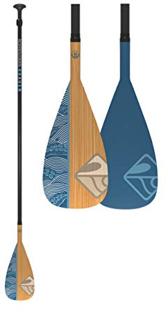 Boardworks unisex vuxen bläckfisk SUP-paddel, kol/bambu, en storlek
