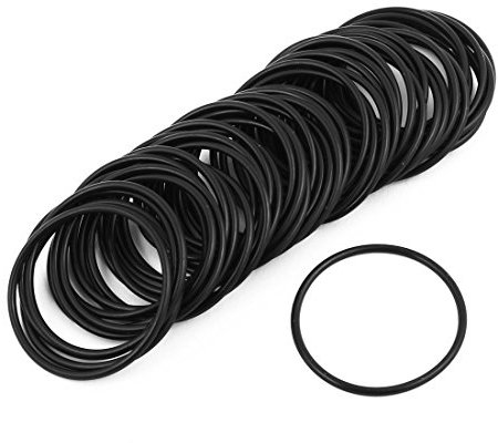 Aexit 50 stücke Schwarz 40mm x 2mm Ölbeständiger Dichtring O-form NBR Gummitülle (cc070a3d291362ee2dd12268d77ca1ff)