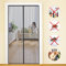 MYCARBON Mosquitera Puerta Magnetica Corredera Cortina Mosquitera Magnética para Puertas Cortina de Sala de Estar la Puerta del Balcón Puerta Corredera de Patio (80x210, Negro)