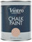 Vintro | Peinture à la craie marron clair | Peinture pour meubles | Shabby Chic | Upcycle | Décoration | Finition ultra mate | 1 litre (Cafe au lait)