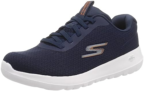 Skechers Men's Go Walk Max Midshore Sneaker, Navy Textile/Synthetic, 10 UK