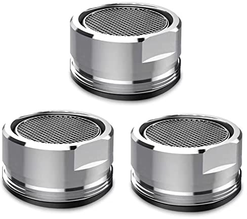 Rompigetto Rubinetto Aeratore, 3 pezzi 24mm Aeratore Rubinetto Filtri Rubinetti Lavandino per Cucina e Bagno Aeratore M24 con Filtro in ABS limitatore di Flusso Parti di Ricambio Inserto Aeratore