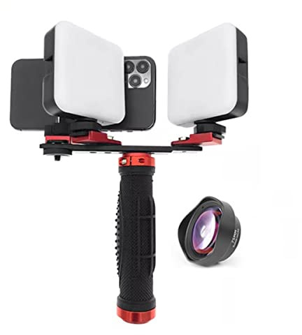 Dental Mobile Photography Light Professional Fill Light(MK-016+75mm Macro) | Colorimetric Photo Video Flashlight for Dentistry