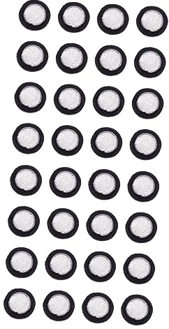 ULTECHNOVO 80pcs Rubber Gasket Net for Shower Head Filter Plumbing Hose Seal Replacement Part for Faucet Washer and Sink Strainer Tool