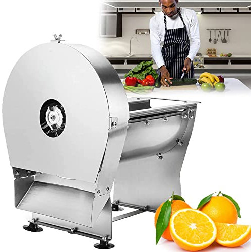 YEHOZZ Electric Slicer Fruit and Vegetable Slicer, Commercial Fruit Shredder Adjustable Thickness 0-0.39’’(0-10mm) Stainless Steel Blade for Slicing Onion Ginger Lemon Cabbage