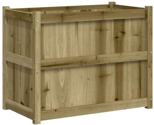 vidaXL Jardinière 90x50x70 cm Bois de pin imprégné