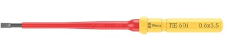 Wera - 05006502001 Kraftform Kompakt VDE 60 i Tool Finder, Slotted Blade, 0.6 x 3.5mm