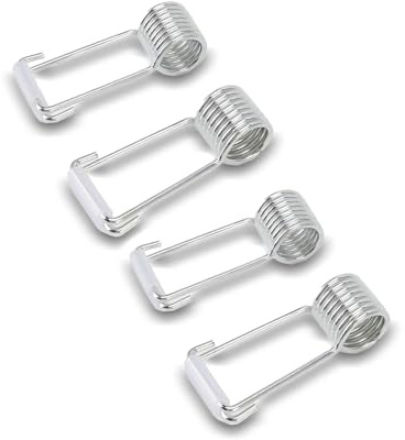 FLEXMAN 4pcs portes universels à ressort papillon, 8cm Porte à ressort Ferme Porte à Ressort Papillon Universel, Goupilles Charnière Porte Accessoires Loquet Porte, Ajustement à Fermeture
