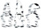 Set de 3 emporte-pièces lutin de Noël,Acier inoxydable Emporte-pièce lutin grand 13,5CM Emporte-pièce biscuit Noël Père Noël Emporte-pièce biscuit pour tourtes Fondant biscuits Enfants