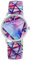 Raptor Colorful Edition Damen-Uhr Zugband Edelstahl Motiv Bunt Print Analog Quarz RA10205